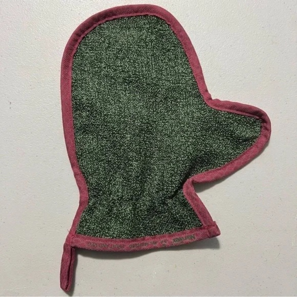 Norwex Fruit and Veggie Produce Scrub Mitt Green Microfiber Cleaning Cloth